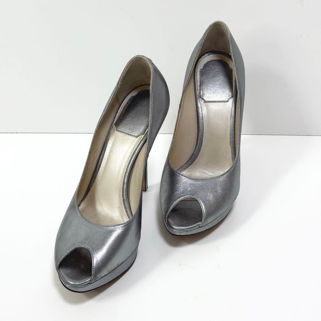 Christian Dior Pumps Heel Leather Silver EU36.5/US6.5 116614c thumbnail 14