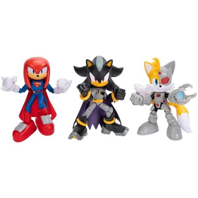 Sonic X DC Collectible 5-Inch Action Figures Set: Shadow, Tails & Knuckles
