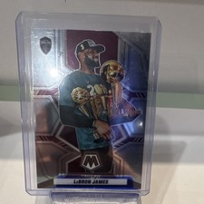 2021-22 Panini Mosaic LeBron James #298 Cleveland Cavaliers Finals MVP Card