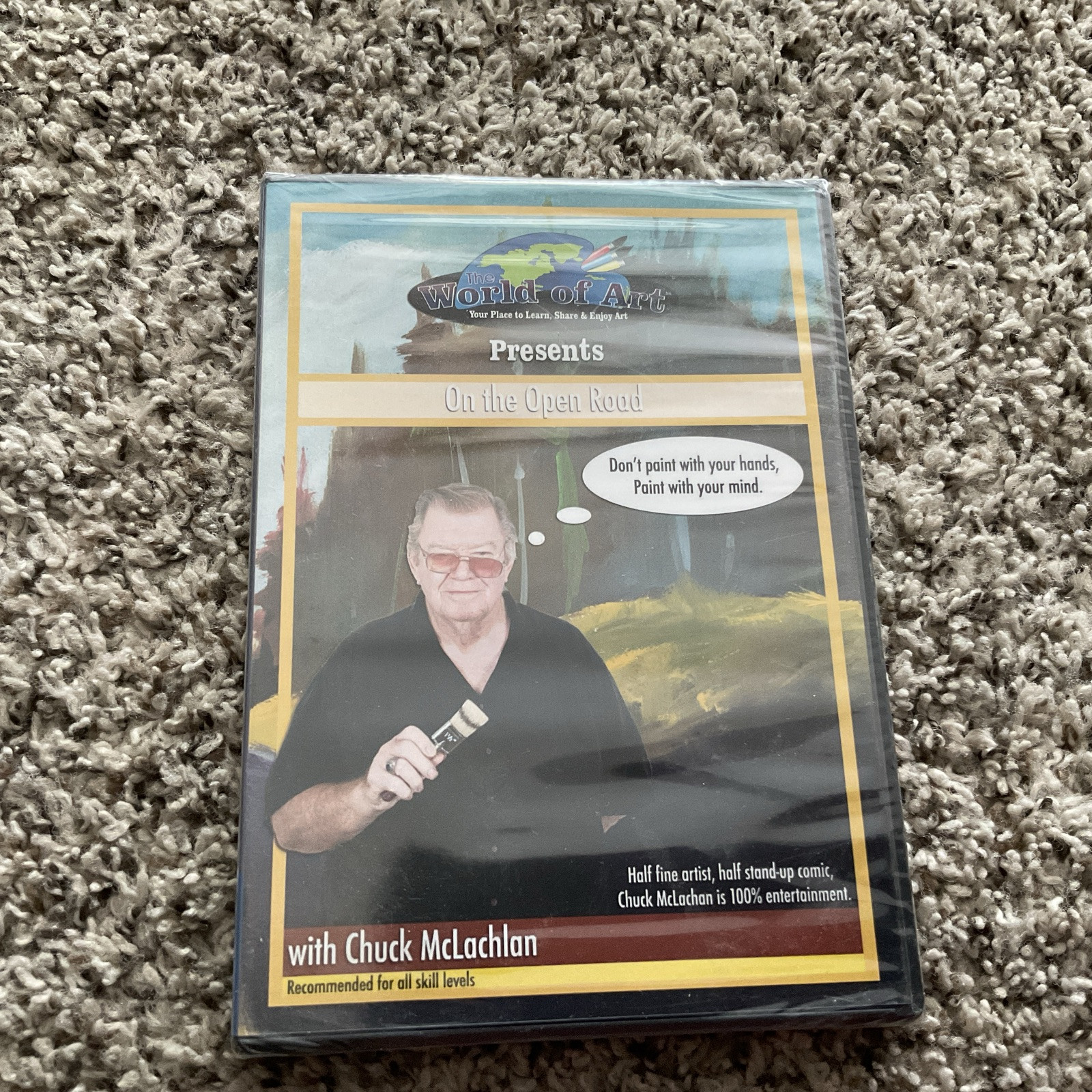 New Sealed DVD World of Art Instruction; On the Open Road w/ Chuck McLachlan