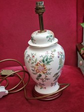 Vintage Keramik Ingwerglas Stil Tischlampe