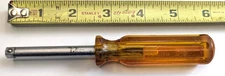 Vintage YELLOW HANDLE S-K TOOLS 40954 1/4" DRIVE SOCKET SPINNER USA