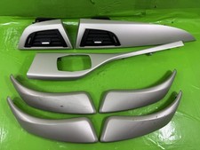 BMW 1 SERIES F20 DASHBOARD AIR VENTS INTERIOR TRIM DOOR HANDLE SILVER 2011-2015