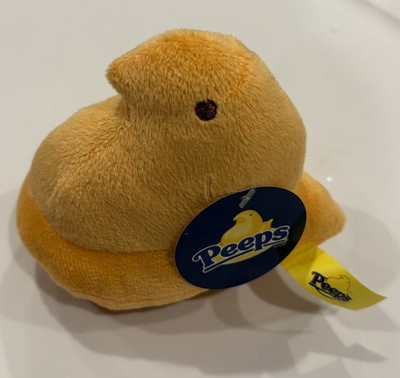 Peeps 5'' Plush Orange Chick Just Born 2014 Stuffed Animal NWT Marshmallow