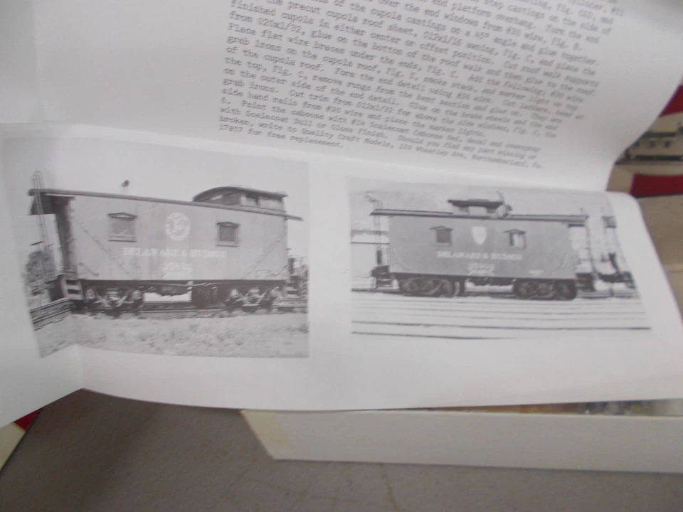 AMBROID # H-15 ~ D & H CABOOSE CAR KIT ~HO SCALE ~ LOT A - Image 3 of 4