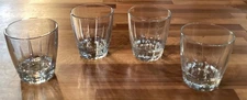 Libbey 4” Aztec Rock Whiskey Drinking Glasses Set of 4