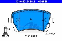 Ate Bremsscheiben Ø330Mm + BremsbelÄGe Hinten FÜR Audi A6 Allroad A6 Avant