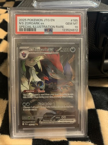 N's Zoroark ex graded PSA 10 for sale on eBay