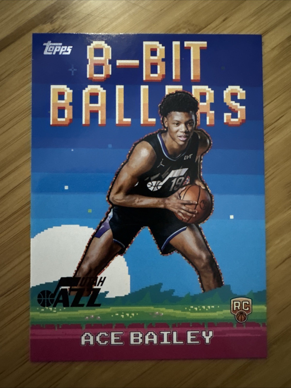 Ace Bailey 2025-26 Topps Basketball - RC 8-Bit Ballers Insert #8B-35
