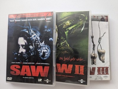 Saw DVD Set Teil 1-3 