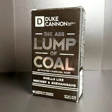Duke Cannon Supply Co. Big Ass Lump Of Coal Activated Charcoal Soap 10 oz. NIB