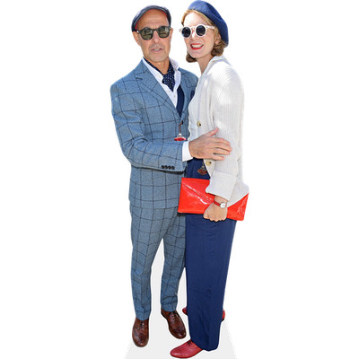 Felicity Blunt And Stanley Tucci (Duo 3) Mini Celebrity Cutout