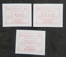 *FREE SHIP Belgium 1987 ATM (Frama Machine Label stamp) MNH *BRUPHILA  87
