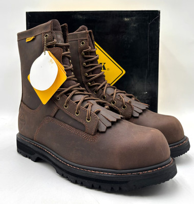 Work Zone C880 Men's NEW F/G Comp-Toe Work Boot Brown Multiple Sizes