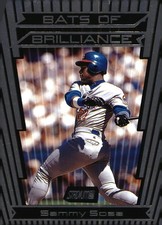 2000 Stadium Club #BB2 Sammy Sosa Bats of Brilliance