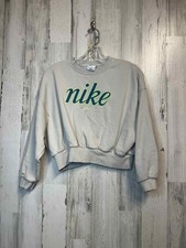 Womens Nike Size M Cropped Crew Neck Sweatshirt