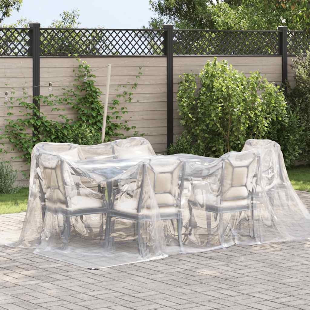 Copertura Trasparente 3x4 Metri con Occhielli Polietilene Multiuso