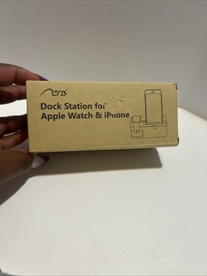 Wooden Dock Station For Apple Watch And iPhone
