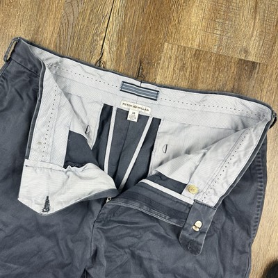 Peter Millar Men's Golf pants adult sz 34 blue pockets zip