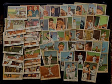 1959 Fleer Ted Williams Vintage Baseball Lot 63/80 Near Complete Set #2 Ruth HOF
