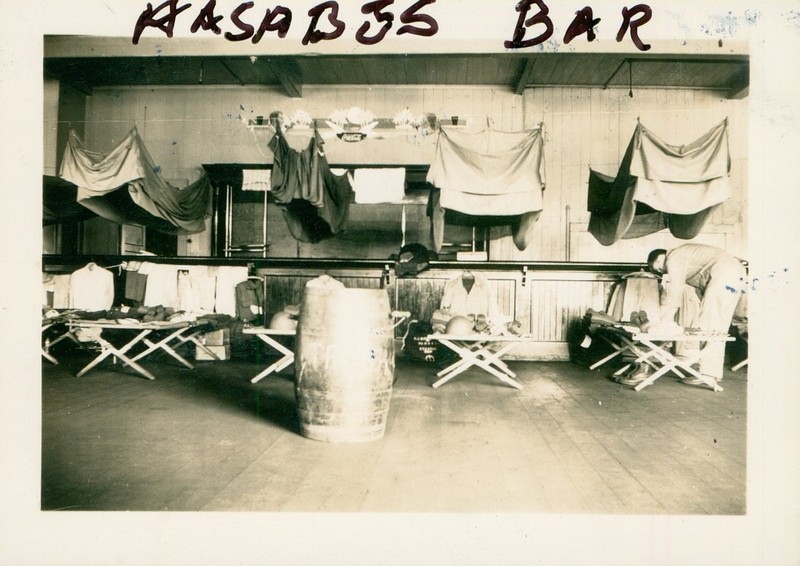 1942 WWII US Army Motor Pool GI's Hilo Hawaii Photo #11 Bar