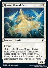 Heron-Blessed Geist MTG Innistrad: Crimson Vow Common NM Pck Fresh