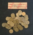 1941-S Wheat Penny’s  1 roll (50 Coins) G-Fine
