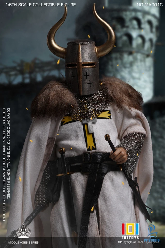 101TOYS X PP STUDIO MA001C Middle Ages Teutonic Grand Commandant 1/6 Figure - Image 3 of 4