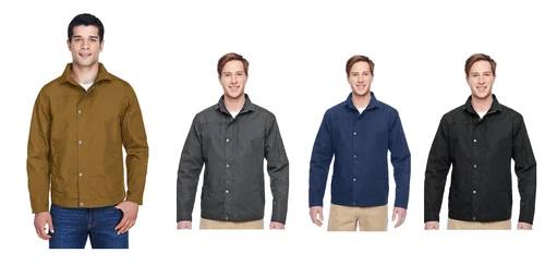 M705 Harriton Mens Auxiliary Canvas Work Jacket - product listing photo