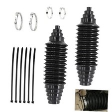 2 PCS Tie Rod Boot Kit, Car Rack and Pinion Boot with Pinion Bellow Cable Ties