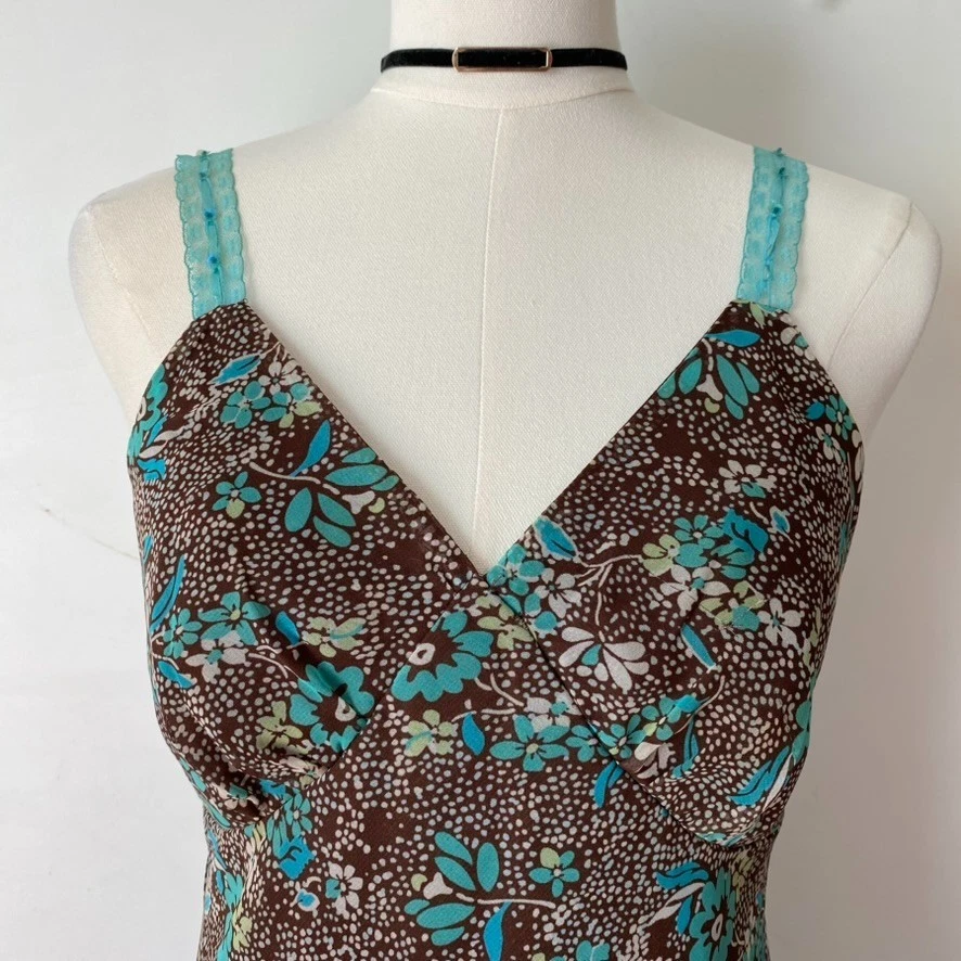 Vtg Believe Y2K Babydoll Maxi Dress Size 6 Asymmetric Fairy Whimsigoth Grunge - Image 4 of 4