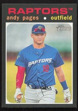 2020 Topps Heritage Minor League Andy Pages #182 Card