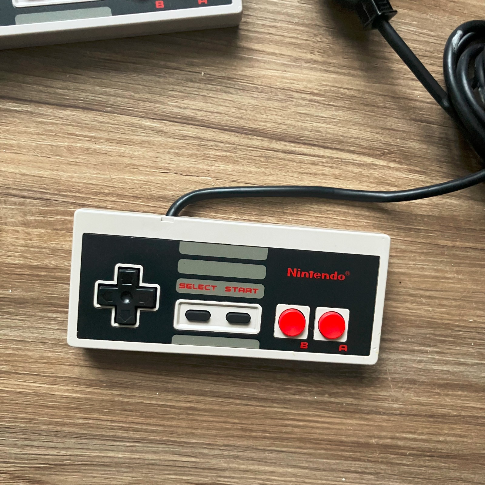 Lot of 2 Original Nintendo NES Controller NES-004 OEM Official CLEANED ...