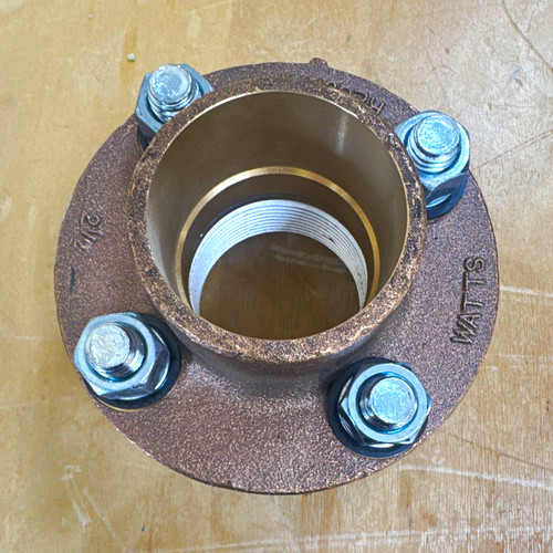 2 1/2" Lead Free Dielectric Galvanized Iron Flange Pipe Fitting With Brass