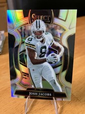 Josh Jacobs 2025 Panini Select #67: Silver Prizm Concourse Level 