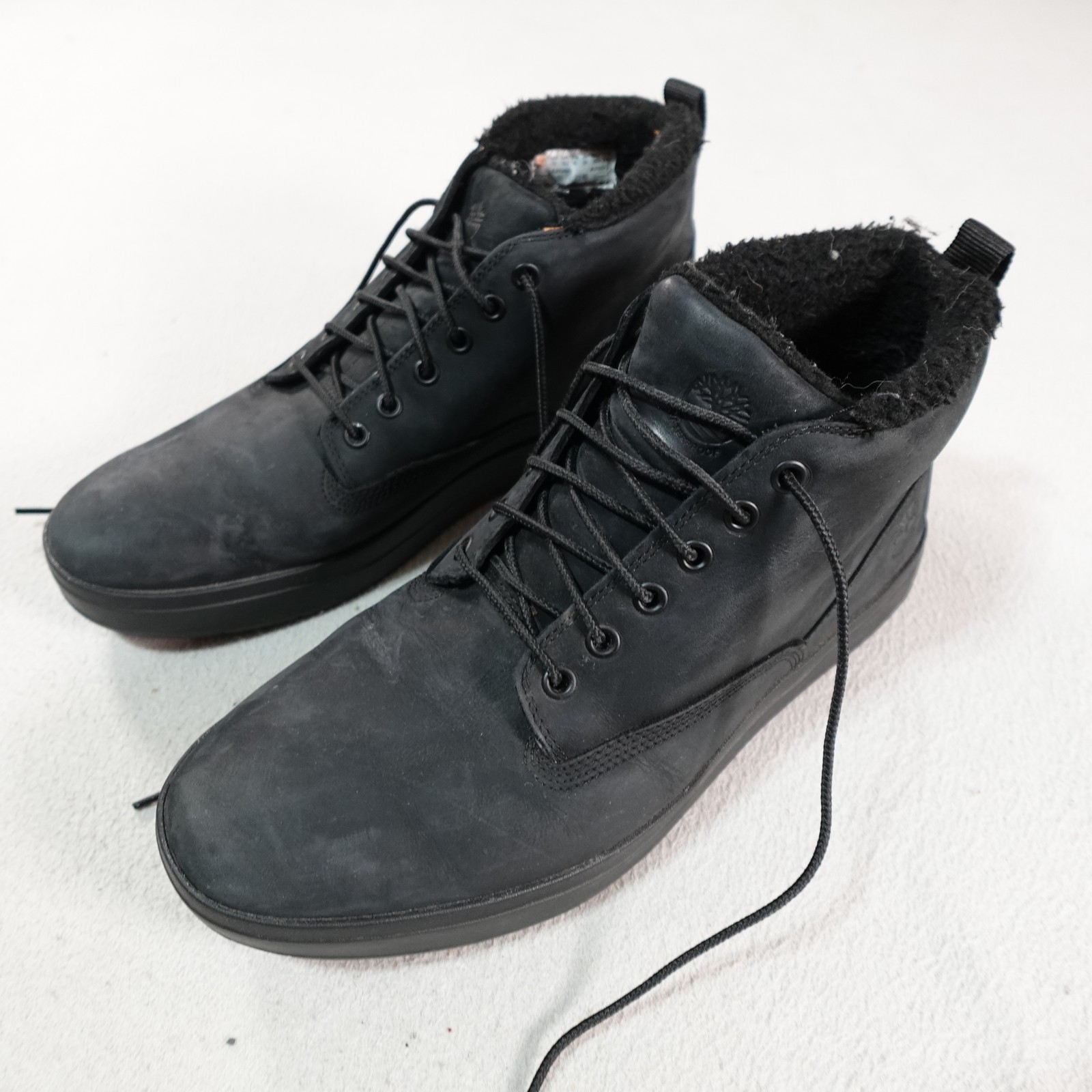 SALOMON Stivali Timberland uomo taglia 11 neri impermeabili A2G6R foderati invernali pile alla caviglia