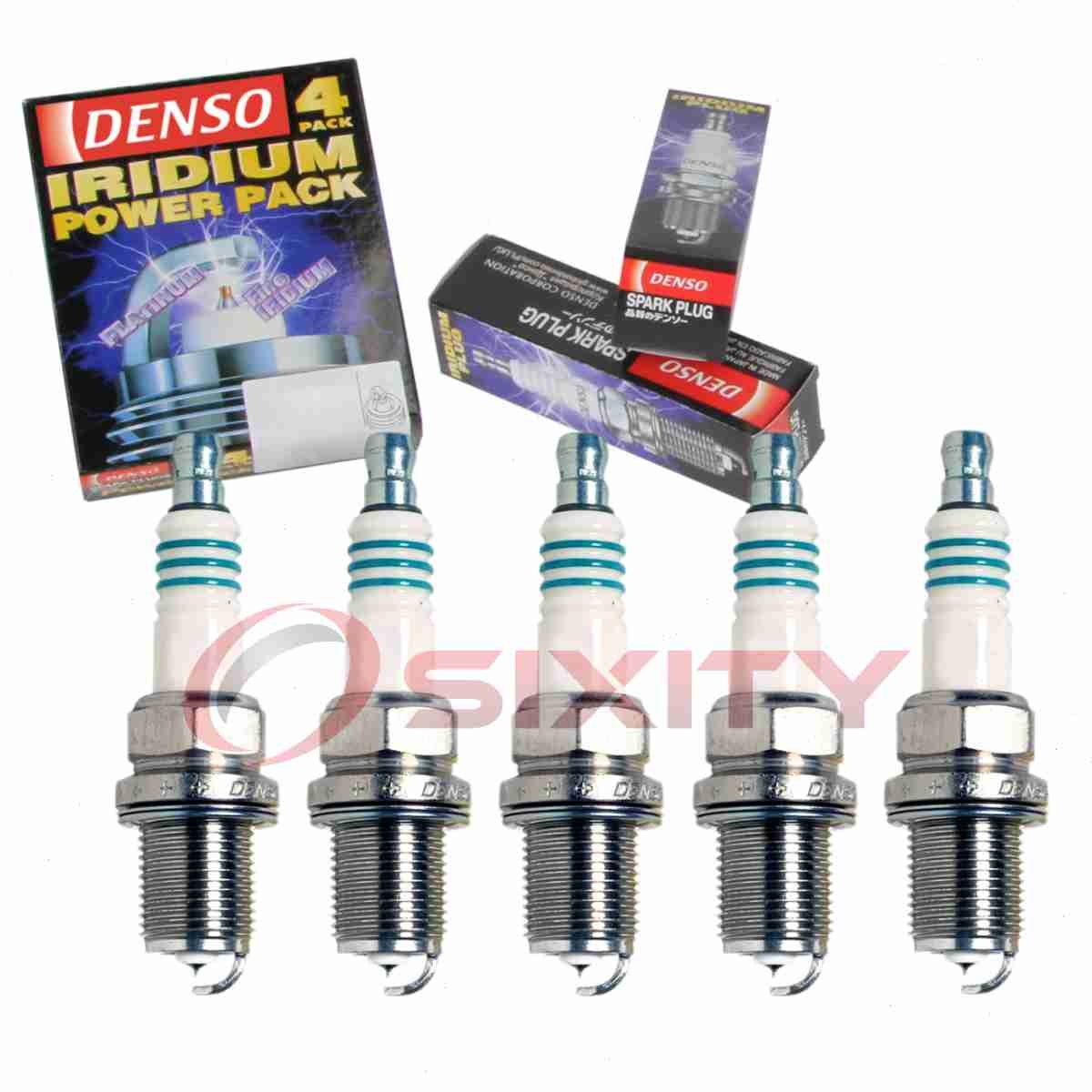 5 pc Denso Iridium Power Spark Plugs for 1998-2000 Volvo S70 2.3L 2.4L L5 db