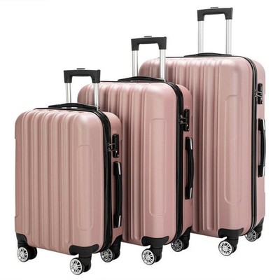 Luggage Travel Set Bag ABS Trolley Hard Shell Suitcase with TSA