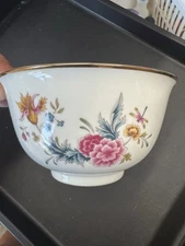 Vintage Avon American Heirloom Independence Day 1981 Floral Bowl Excellent!