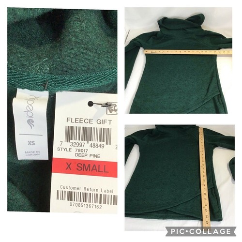 Nuevo Ideology Cuello Capucha Suéter Cruzado Pino Profundo Verde Para Mujer XS - Imagen 7 de 8
