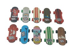 Tech Deck Bendy Boards 10 Pack Eraser Fingerboards Exclusive Designs No Box New