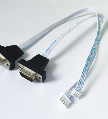 10pcs Motherboard XH2.54 4pin to DB9 9pin Com RS232 Serial Male