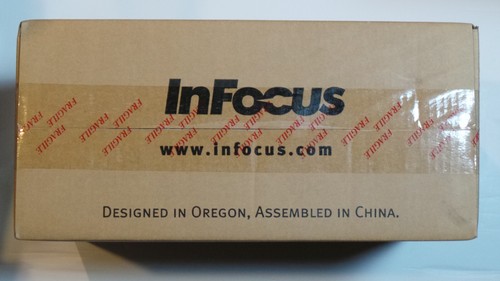 In Focus IN1112a Portable Projector bundle Case Remote Accessories. New sealed!