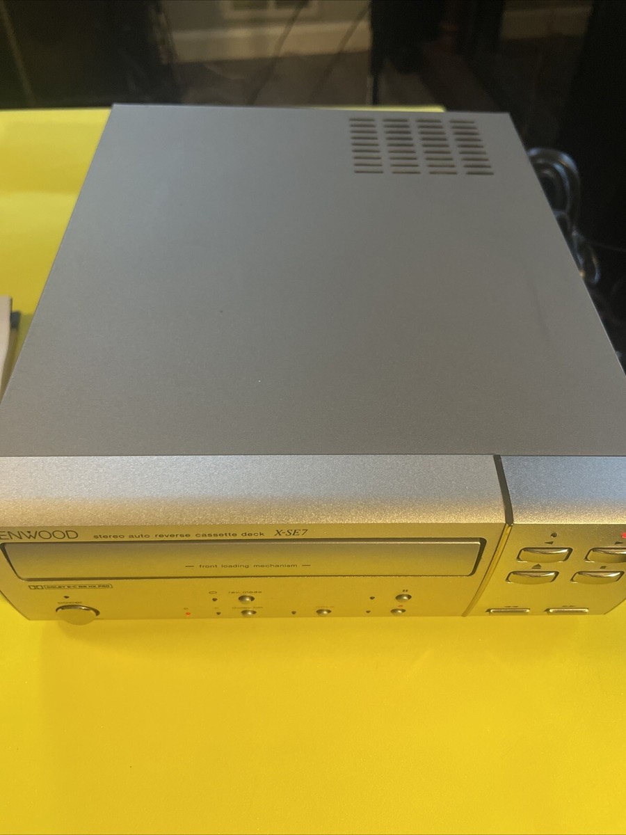 【ジャンク】KENWOOD X-SE7 avino Kenwood X-SE7 cassette Deck untested Powers on with Manual