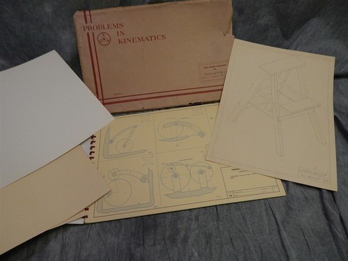 1938 Problems in Kinematics by Lewis Headley Series A in orig. Envelope - Imagen 2 de 7