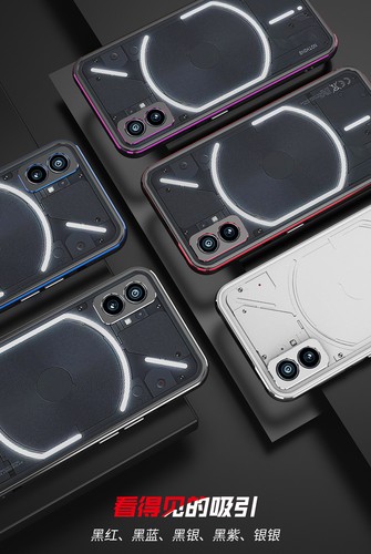 For Nothing phone 1 Luxury Aluminum Metal Bumper Frame Screw Case Cover - Picture 11 of 17