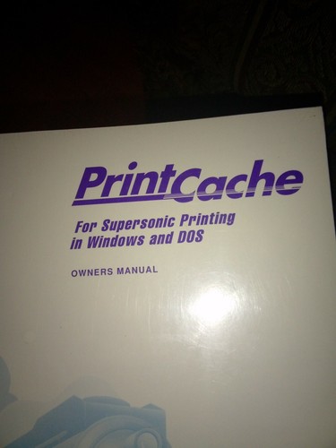 NIP Print Cache For Supersonic Printing In Windows & DOS Owners manual LaserTool - Picture 2 of 4