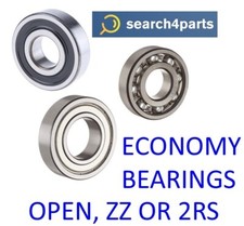 Image of ECONOMY BEARINGS 6000 TO 6311 OPEN ZZ 2RS VARIOUS MAKES YOU CHOOSE