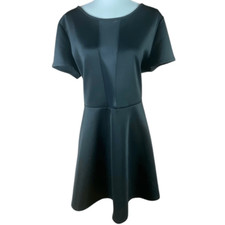 Red Dot Boutique Womens Black Mesh Chest Short Mini Dress 3X Plus