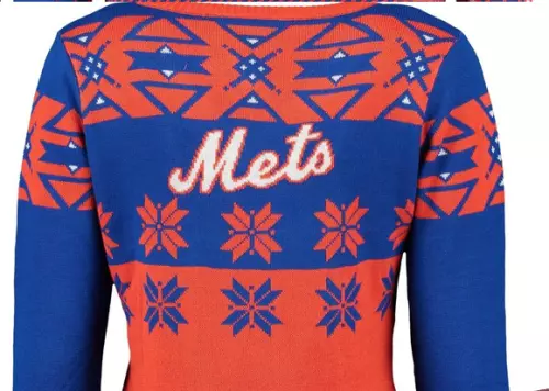 Mets ugly christmas online sweater